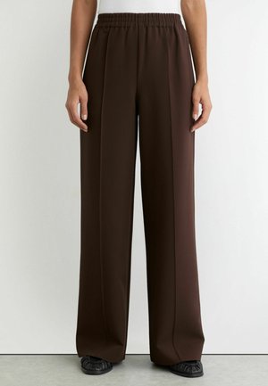 WIDE  - Nadrágok - chocolate brown