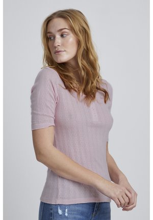 BYPRISHA - Basic T-shirt - parfait pink