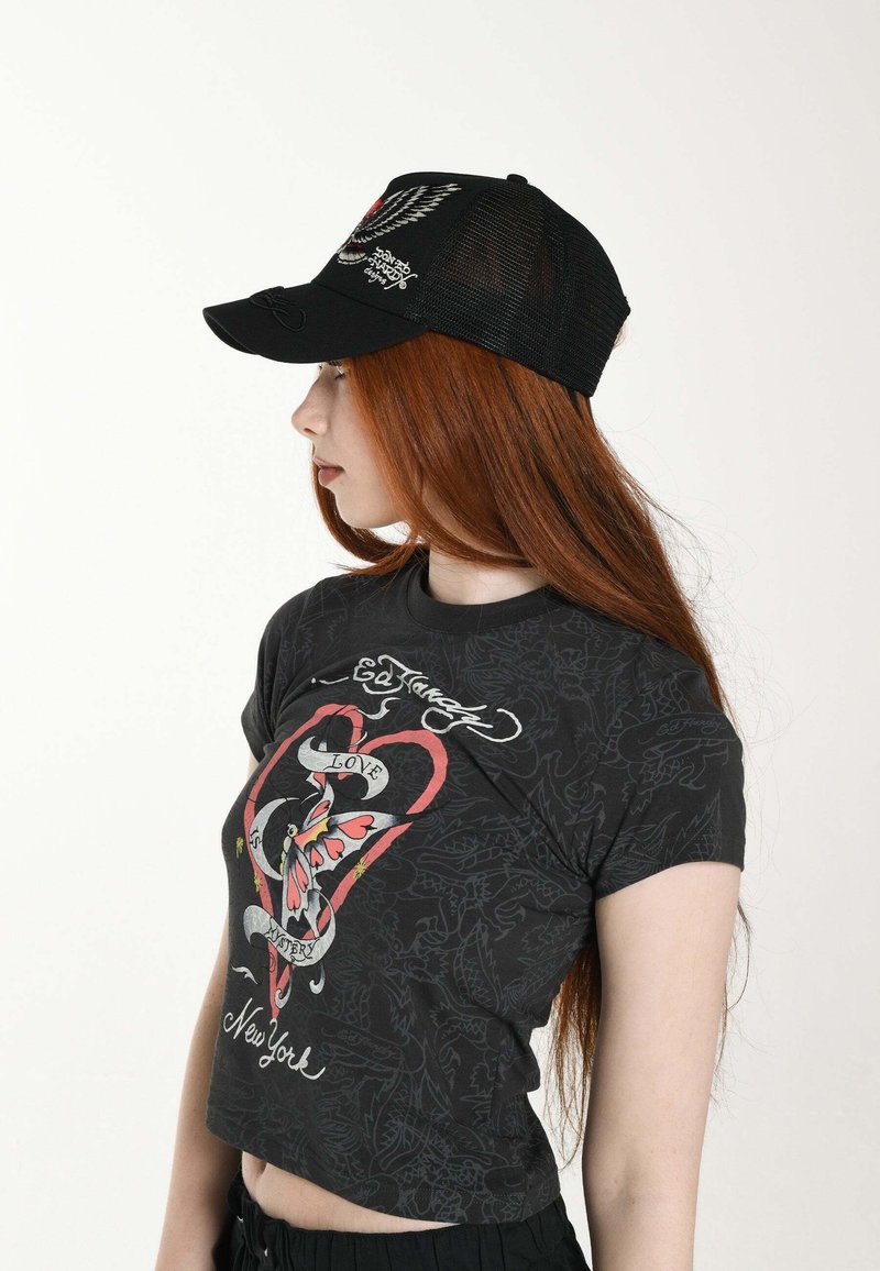 Ed Hardy EAGLE-JAPAN - Cap - black black