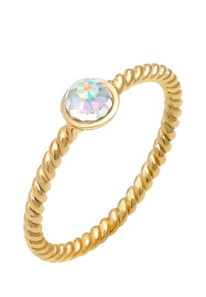 Elli TWISTED SPARKLING - Prsten - gold-coloured