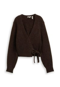 Chaqueta de punto - soft chocolate brown melange