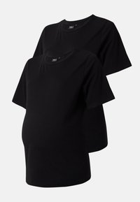 OLMONLY LIFE 2 PACK - Basic póló - black