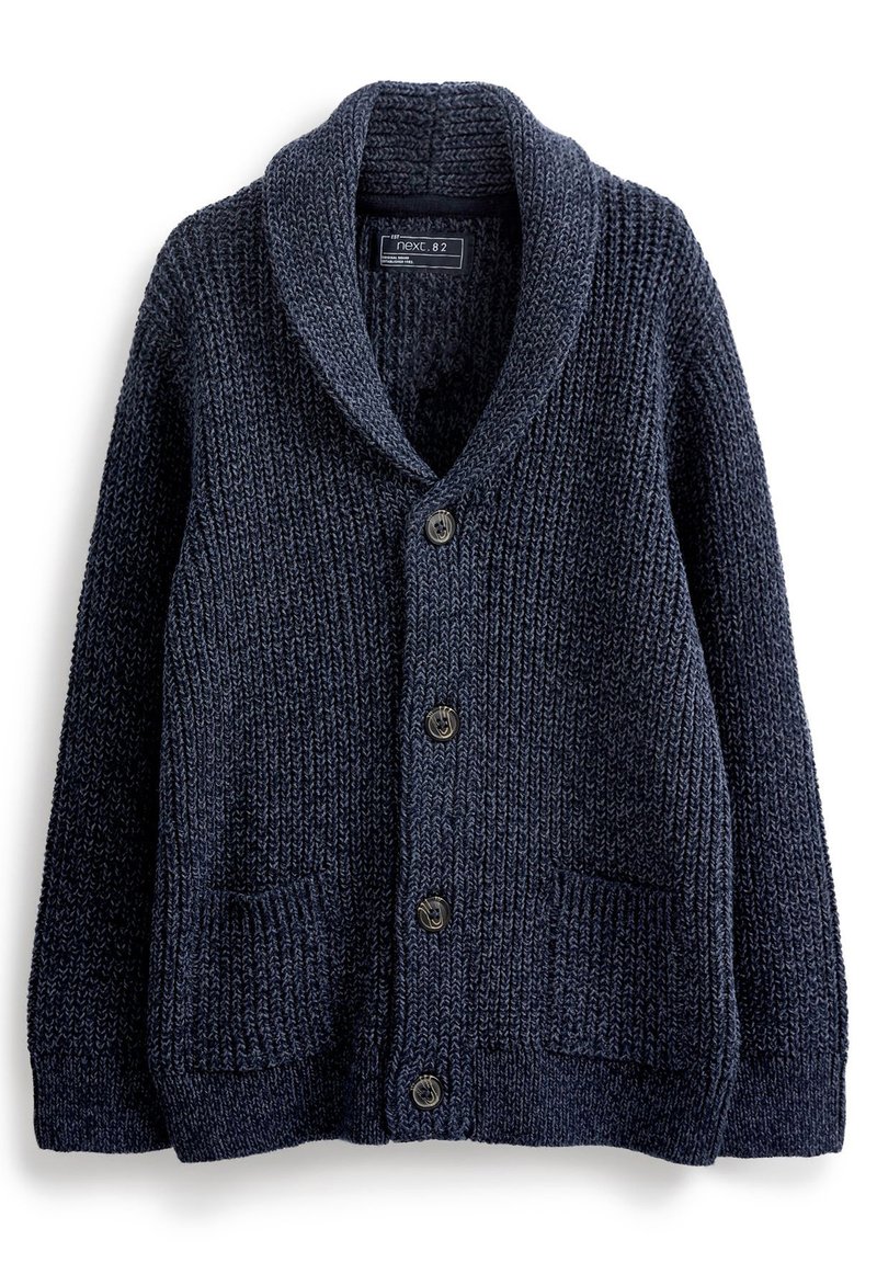 Next Knitted Shawl Neck Cardigan Cardigan blue/blu Zalando.it
