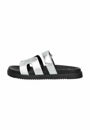 Mules - black silver