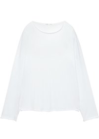 Top dugih rukava - white