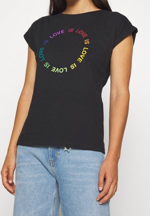 Printtipaita - black