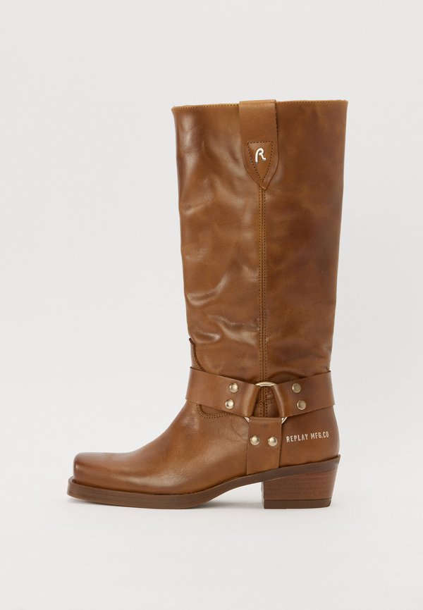 KORA ONE - Cowboy/Biker boots - tan