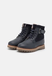 Friboo Botines con cordones - dark blue