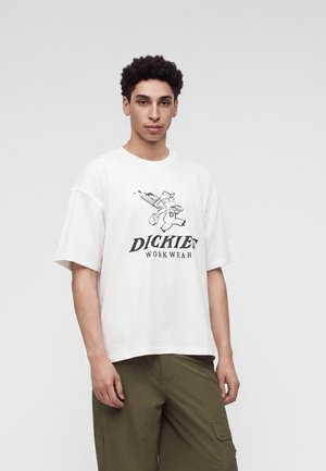 Dickies, PINE TEE - Print T-shirt - white