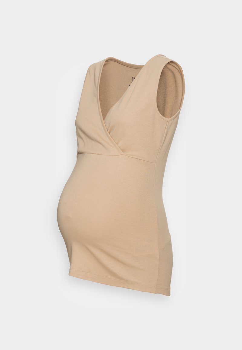 GAP Maternity MODERN NURSING WRAP FRONT Top new sand/wit Zalando.nl