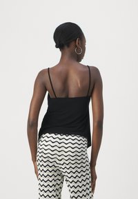 Gina Tricot TIE SINGLET - Top - black