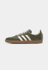 SAMBA OG UNISEX - Sportbačiai - medium dark khaki/off white