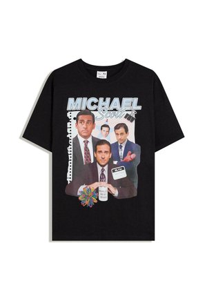 MICHAEL THE OFFICE SHORT-SLEEVE - Print T-shirt - black