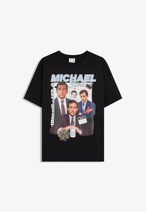 MICHAEL THE OFFICE SHORT-SLEEVE - Majica kratkih rukava s printom - black