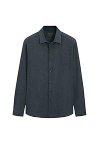 REGULAR FIT TEXTURE MELANGE - Shirt - mottled dark blue