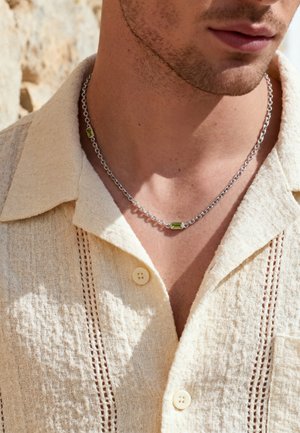 ARKAI, PRISM - Necklace - silver-coloured green
