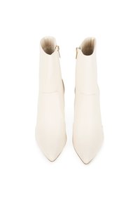 Posh by Poelman TAVERNE MET HAK - Botines de tacón - cream