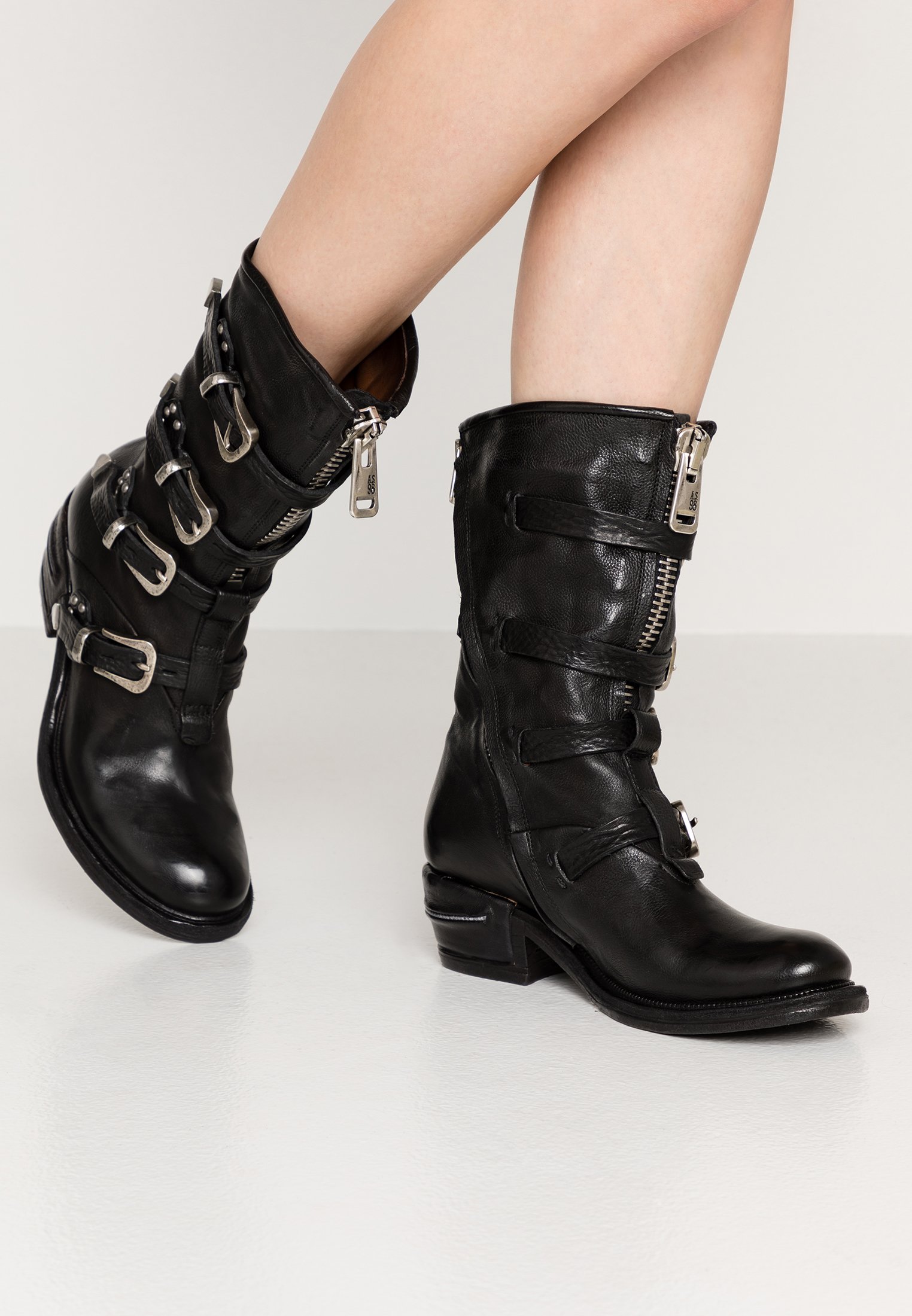 A.S.98 Cowboy/Biker boots - nero/black - Zalando.de