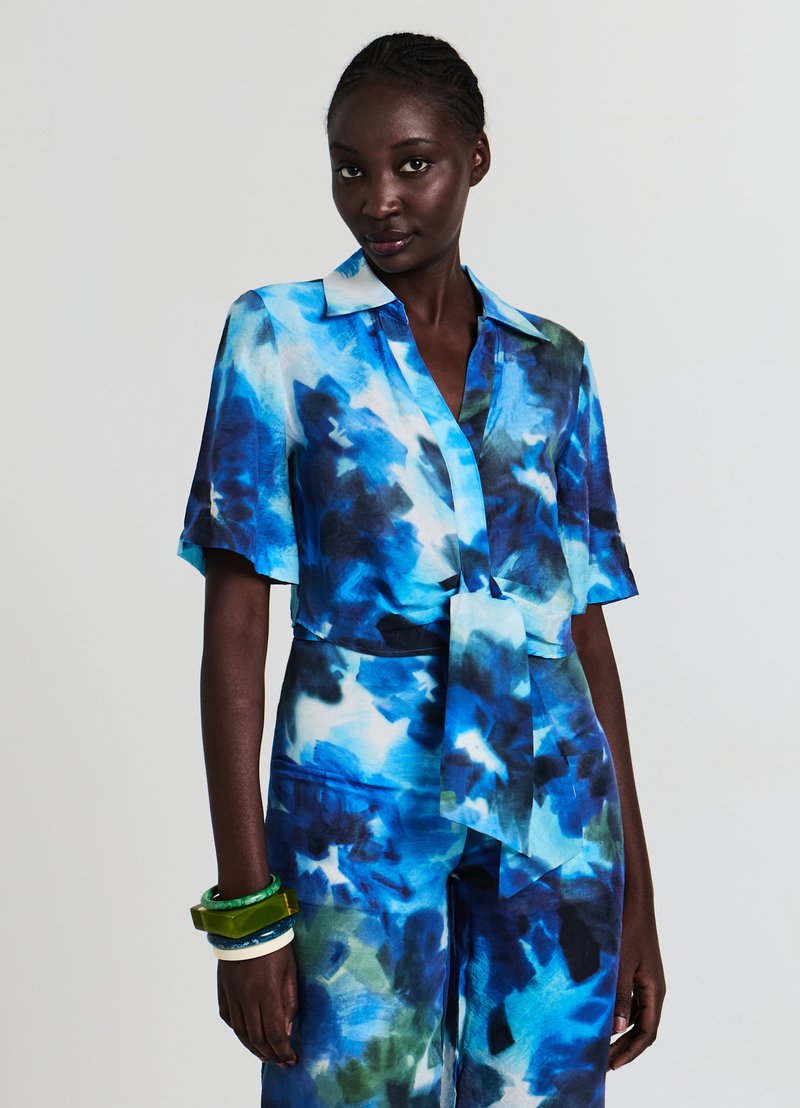 Calliope Camicia - var blu elettrico