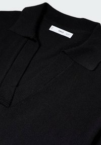 Mango Strickkleid - black
