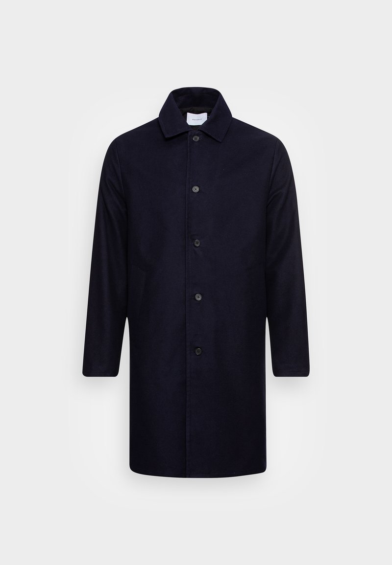 Rotholz MOLESKIN OVERCOAT UNISEX Classic coat navy/dark blue
