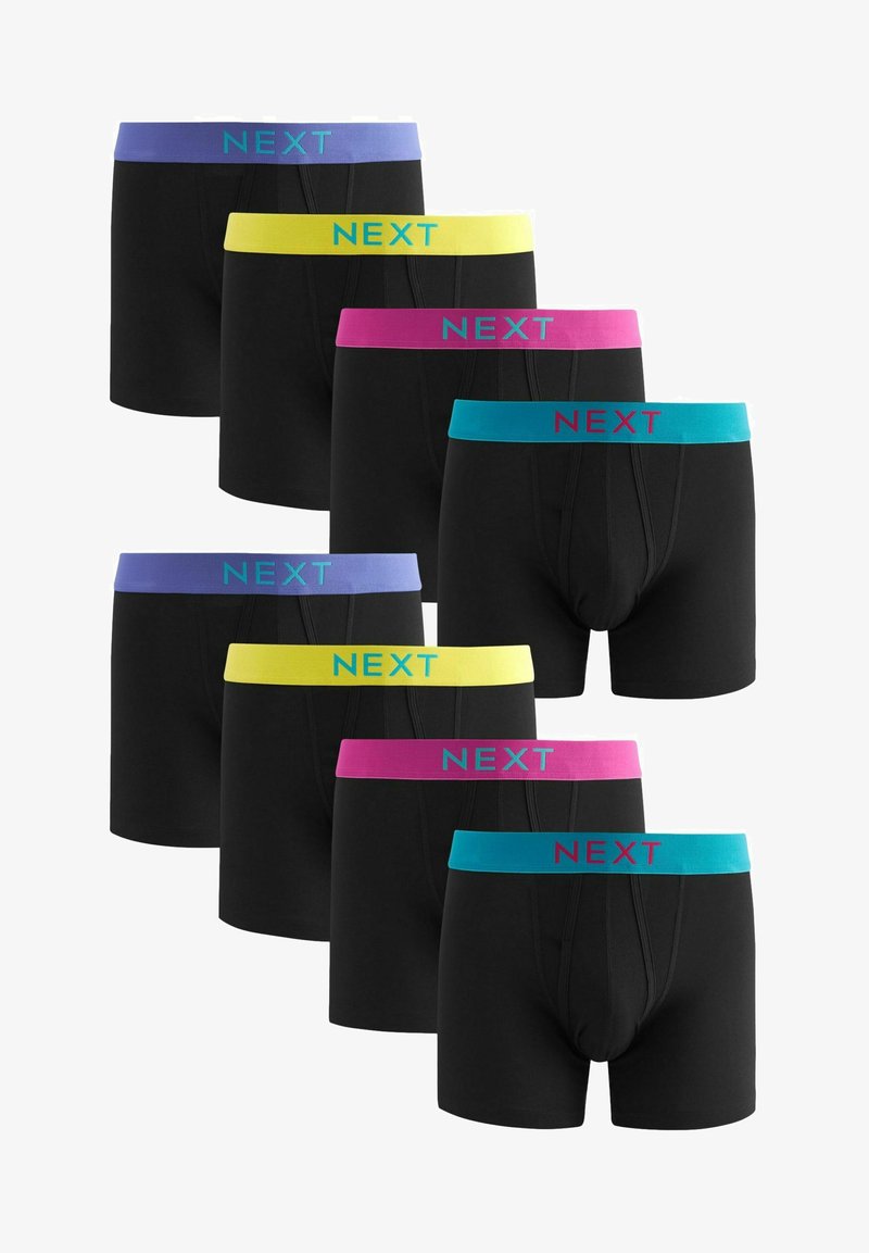Next A-FRONT 8 PACK - Apakšbikses - black colour pop waistband