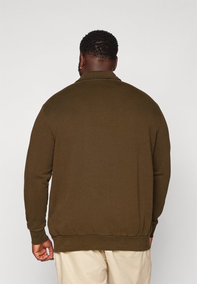 Polo Ralph Lauren Big & Tall LOOPBACK FLEECE COLLARED SWEATSHIRT - Sudadera - dark loden