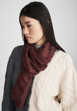 LOGO SCARF - Sjal - burgundy