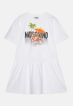 MOSCHINO DRESS - Vapaa-ajan mekko - bianco ottico