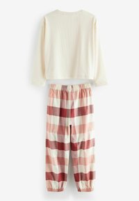 Next CHECK 2 PACK SET - Pyjama - pink cream