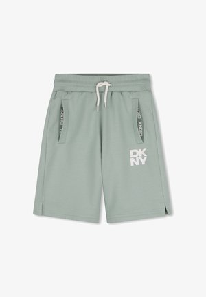 DKNY, BERMUDA EN MOLLETON - Pantalones deportivos - leek