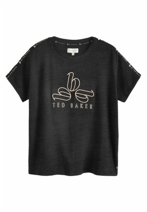 B by Ted Baker LOOK LOUNGE-REGULAR FIT - Triko s potiskem - black