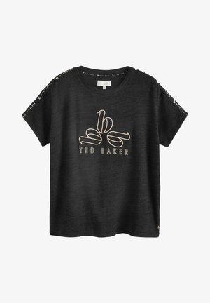 B by Ted Baker LOOK LOUNGE-REGULAR FIT - Tričko s potlačou - black