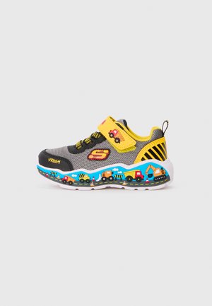 PLAY SCENE - Trainers - black/grey/yellow