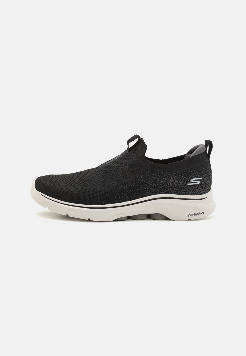 Skechers GO WALK 7 SLIP ON - Baskets basses - black/charcoal