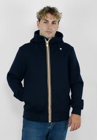 K-Way RAINER SPACER - Felpa con zip - blu