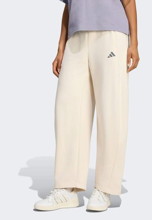 adidas Sportswear, ADIDAS SPORTSWEAR 3 STRIPES STUDIO FLEECE BARREL PANTS - Pantaloni sportivi - slate