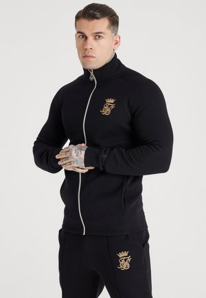 MESSI X SIKSILK FUNNEL ZIP TOP UNISEX - Vetoketjullinen college - black/gold