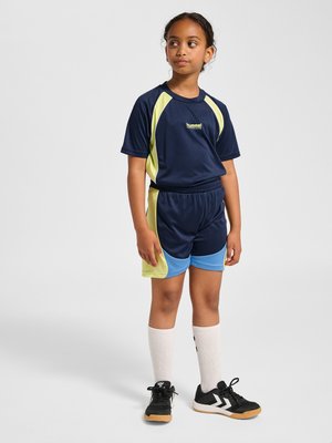 Hummel, GOAL BLOCK - Korte sportsbukser - dress blues