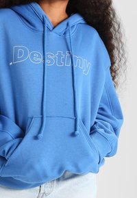 Weekday Felpa con cappuccio - blue