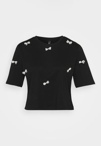 ONLJONI LIFE O NECK  - T-shirt con stampa - black