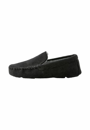 REGULAR FIT - TEXTURED  - Mokkasiinit - black