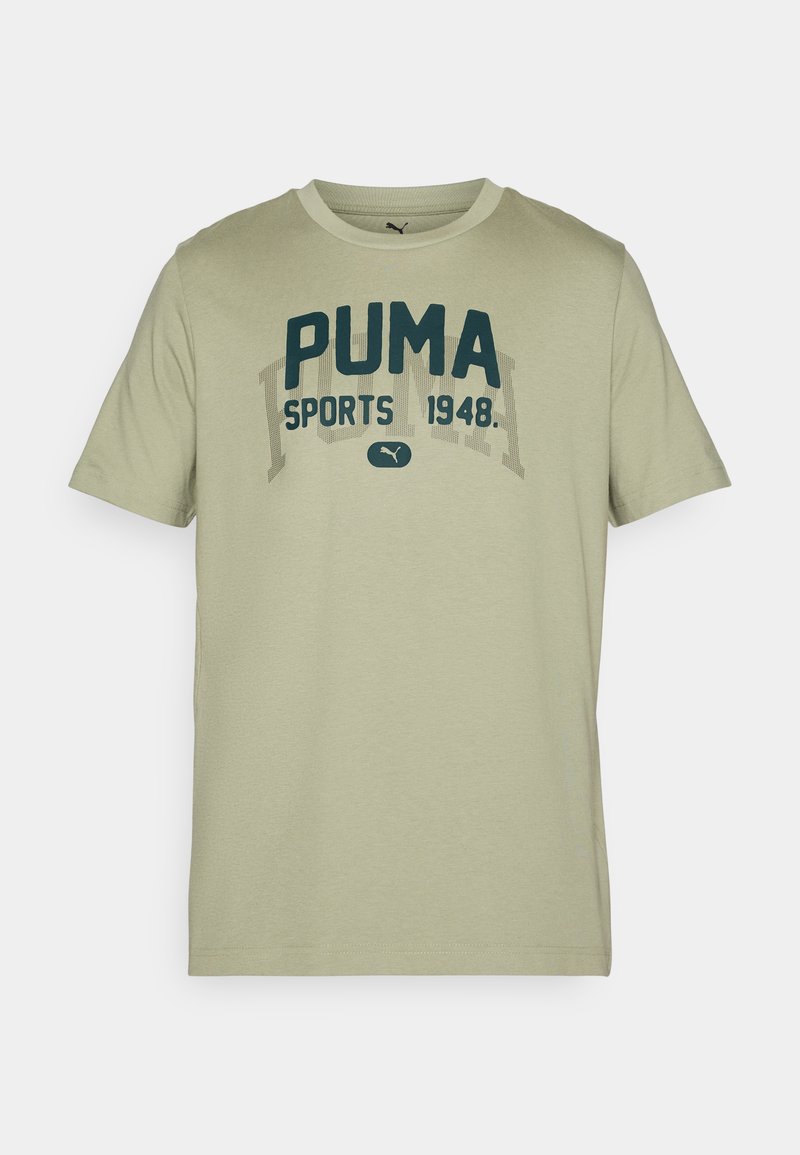 Puma T-shirt print olijfgroen