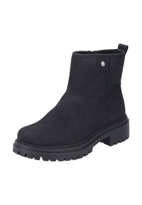 Rieker Bottines à plateau - schwarz