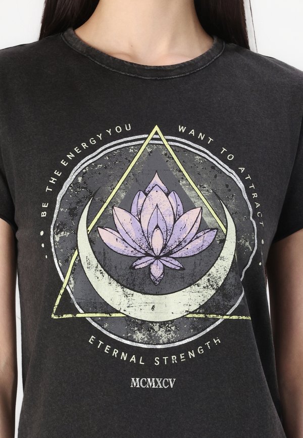 ONLLUCY LIFE NOOS - Print T-shirt - schwarz2