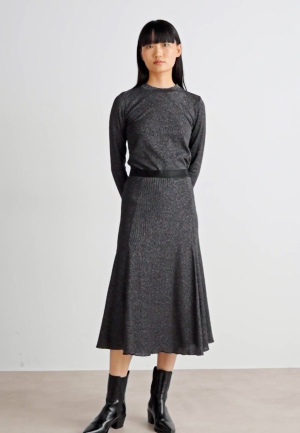 SAGA SKIRT - A-line skirt - gun metal4