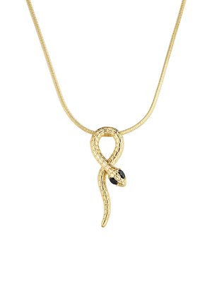 MIT ANHÄNGER ZIRKONIA MODE - Collier - gold-coloured
