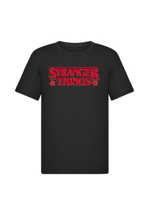 STRANGER THINGS - CHRISTMAS TEE 2.0 - Print T-shirt - black