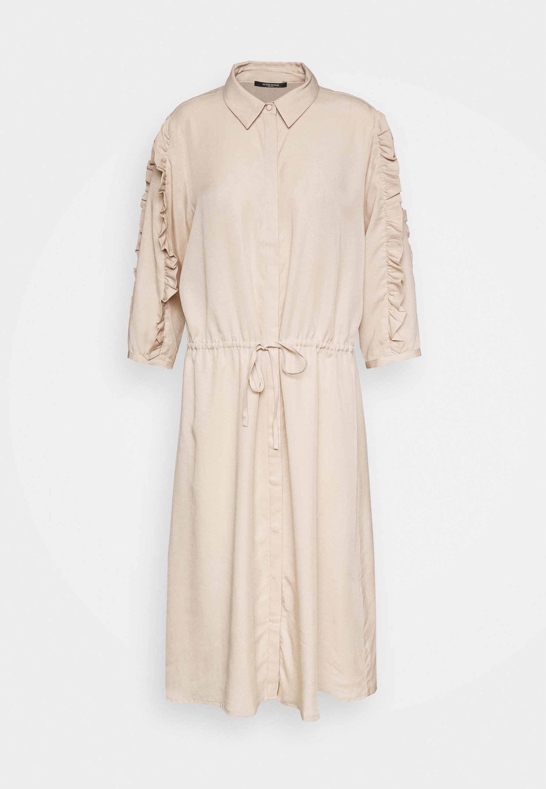Bruuns Bazaar LAERA DEEP DRESS Skjortekjole sand Bruuns Bazaar LAERA DEEP DRESS - Skjortekjole - sand