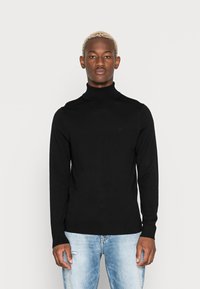 Calvin Klein - TURTLE NECK - Jumper -  black Thumbnail Image 1